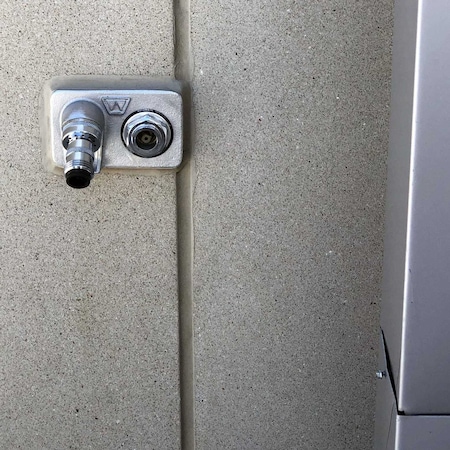 Woodford Mfg 3/4 in. Female SWT x 16 in. Freezeless Wall Hyd w-Double-Check BP 67C-16